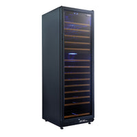 Husky Vino Pro 450L Dual Zone Wine Fridge in Black - Ex-Display (HUS-WC168D-BKZY)