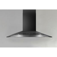 Sirius 90cm Canopy Range Hood With Off-Board Motor in Black (SLTC EM 97 900) - Factory Seconds