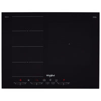 Whirlpool 65cm 3 Zone iXelium Black Glass Induction Cooktop Hob (SMC653FBTIXL)