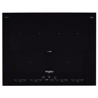 Whirlpool 65cm 4 Zone Flexi-Max Black Glass Induction Cooktop Hob (SMO654OFBTIXL)