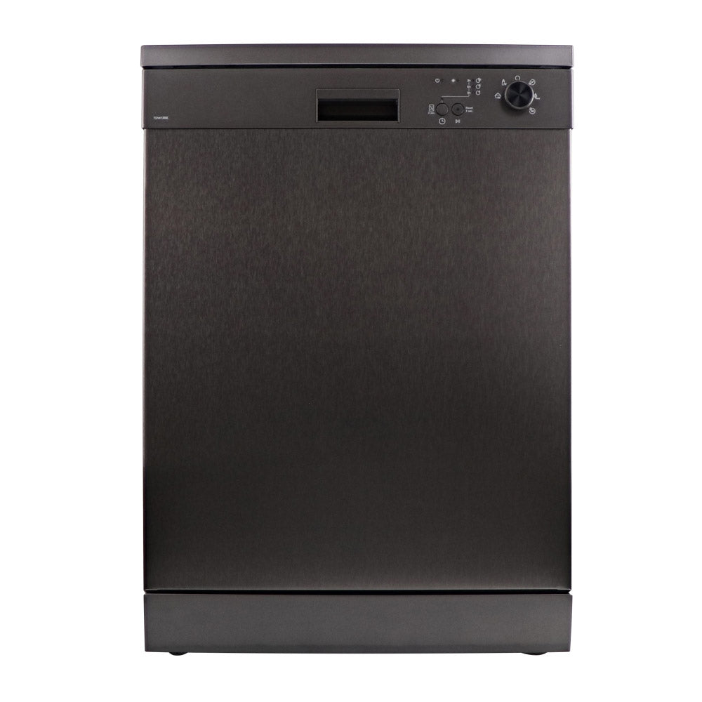 Tisira 60cm 13 Place Black/Dark Inox Freestanding Dishwasher (TDW13BE