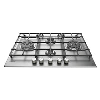 Ariston 75cm 4-Burner Diamond Configuration Stainless Steel Gas Cooktop (PK750RTGHAUS) - Factory Seconds