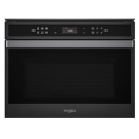 Whirlpool W-Collection 40L Built-In Black S/Steel Microwave Oven with Crisp & Steam (W6 MWBSOC)