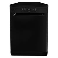 Whirlpool 60cm 8 Wash Program 14 Place Dishwasher in Black (WFC3C26BAUS)