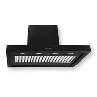 Sirius 120cm BBQ T-Canopy Range Hood With Twin On-Board Motor in Black (SL80BBQ 1200B)