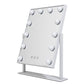 One Products Table Top Vanity Mirror With LED Lighting in White (OPCM001)