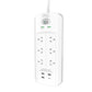 One Products 6 Outlet Surge Protected Power Board With 4 USB Ports (OPSS6401-AU)