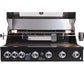 Smart 6 Burner Built-In Gas BBQ With Rotisserie & Rear Infrared Burner In Black (601WB-BLK)