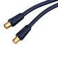 Bluejet RG6 PAL TV Antenna Cable - 12 Ft Length (BJVP1012)