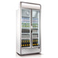 Husky 795L Double Glass Door Commercial Fridge in White (C8PRO-H-WH-AU)