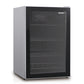 Husky 130L Indoor Bar Fridge With Anti-Condensation Glass Door in Silver (HUS130HDSIL)