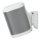 Pair of Flexson Wall Mounts For Sonos One & Play:1 Speaker in White (FLXS1WM2011)