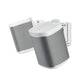 Pair of Flexson Wall Mounts For Sonos One & Play:1 Speaker in White (FLXS1WM2011)