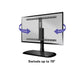 Sanus Vuepoint Swivel Adjustable Universal TV Base Stand For Flat TVs 32" To 65" (FTVS1-B2)