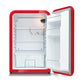 Husky 112L Solid Door Retro Style Bar Fridge in Red (HUS-RETRO112RED.1)