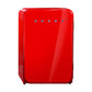 Husky 112L Solid Door Retro Style Bar Fridge in Red (HUS-RETRO112RED.1)