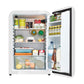 Husky 112L Solid Door Retro Style Bar Fridge in White (HUS-RETRO112WHT.1)