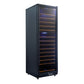 Husky Vino Pro 450L Dual Zone Freestanding Wine Fridge in Black Door Trim (HUS-WC168D-BK-ZY)