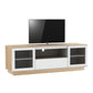AVS 1800mm Oak Lowboy TV Cabinet in White/Oak (OLB1800SOWS)