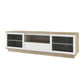 AVS 2100mm Oak Lowboy TV Cabinet in White/Oak (OLB2100SOWS)