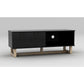 AVS 1200mm Raze Modular TV Stand in Gloss Black With Oak Legs (RZ1200BO)