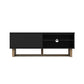 AVS 1200mm Raze Modular TV Stand in Gloss Black With Oak Legs (RZ1200BO)