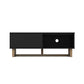 AVS 1200mm Raze Modular TV Stand in Gloss Black With Oak Legs (RZ1200BO)