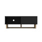 AVS 1200mm Raze Modular TV Stand in Gloss Black With Oak Legs (RZ1200BO)