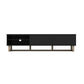 AVS 1800mm Raze Modular TV Stand in Gloss Black With Oak Legs (RZ1800BO)