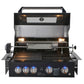 Smart 4 Burner Built-In Gas BBQ With Rotisserie & Rear Infrared Burner In Black (401WB-BLK)