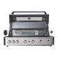 Smart 6 Burner Built-In Gas BBQ With Rotisserie & Rear Infrared Burner In Stainless Steel (601WB-W)