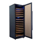 Smart 440L Dual Zone Freestanding Wine Fridge in Black Door Trim (SMAWC168DN)