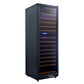 Smart 440L Dual Zone Freestanding Wine Fridge in Black Door Trim (SMAWC168DN)