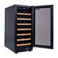 Smart 80L Single Zone Wine Fridge in Black (SMAWC33SN)