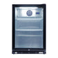 Smart 118L Drinks Chiller With Single Glass Door in Black (SMH1840BLK)