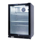 Smart 118L Drinks Chiller With Single Glass Door in Black (SMH1840BLK)