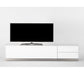 Sonorous 2250mm Premium Series TV Cabinet in White (SNEX30EX20WTWT)