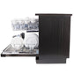 Tisira 60cm 13 Place Black/Dark Inox Freestanding Dishwasher (TDW13BE)