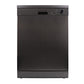 Tisira 60cm 13 Place Black/Dark Inox Freestanding Dishwasher (TDW13BE)