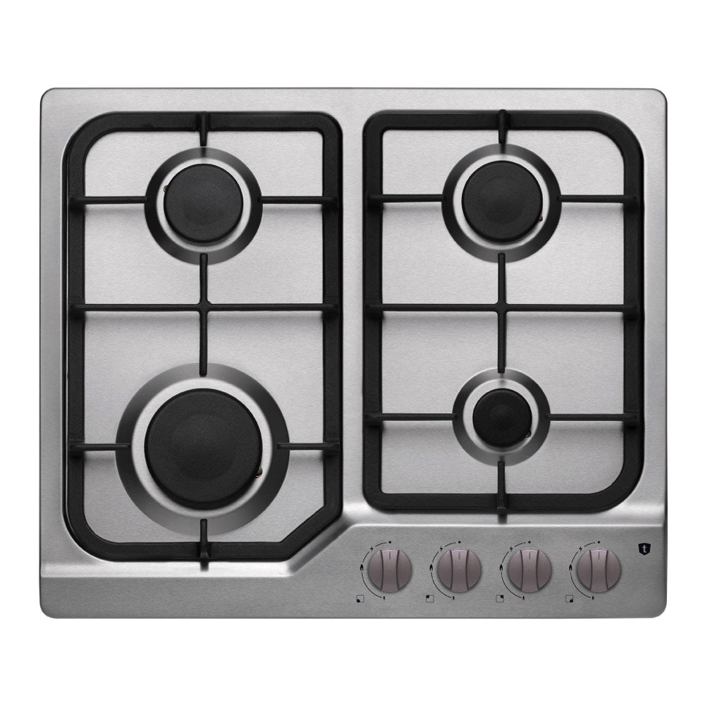Tisira 60cm 4 Burner Stainless Steel Gas Cooktop (TGF61) Infinite