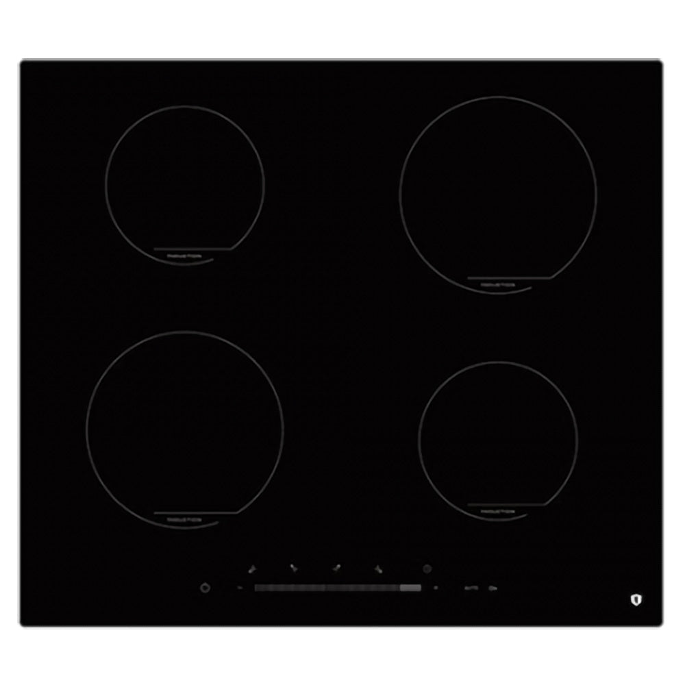 Tisira 60cm 4 Zone Black Glass Induction Cooktop (TIT63E) Infinite