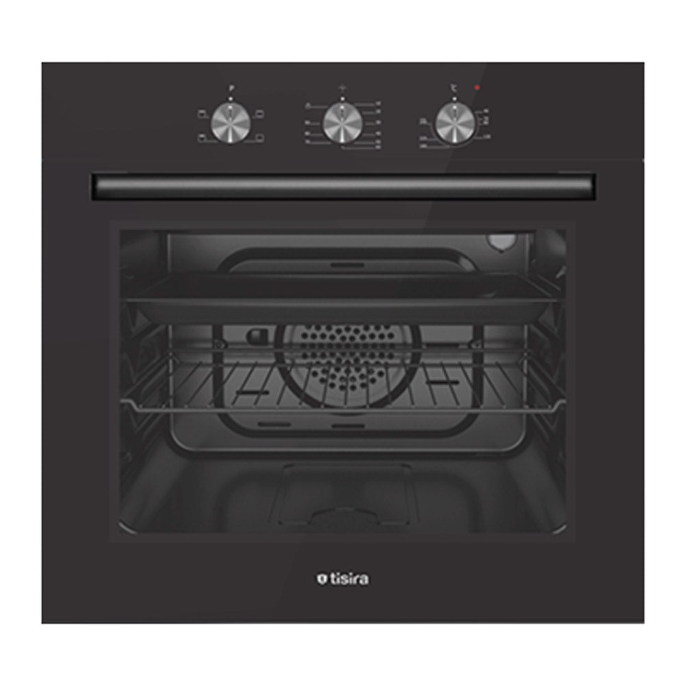 Tisira 60cm 66L 4Cooking Function BuiltIn Oven in Black (TOT644BE