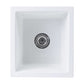 Tisira 46cm Single Bowl White Granite Kitchen/Laundry Sink (TSG460WH)