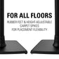 Pair Of Sanus Speaker Stands For Sonos One, SL, Play:1 & Play:3 in Black (WSS22-B2)