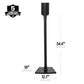 Sanus Fixed-Height Speaker Stand for Sonos Era 100 Speaker in Black (WSSE11-B2)