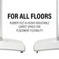 Sanus Height-Adjustable Speaker Stand for Sonos Era 300 Speaker in White (WSSE3A1-W2)